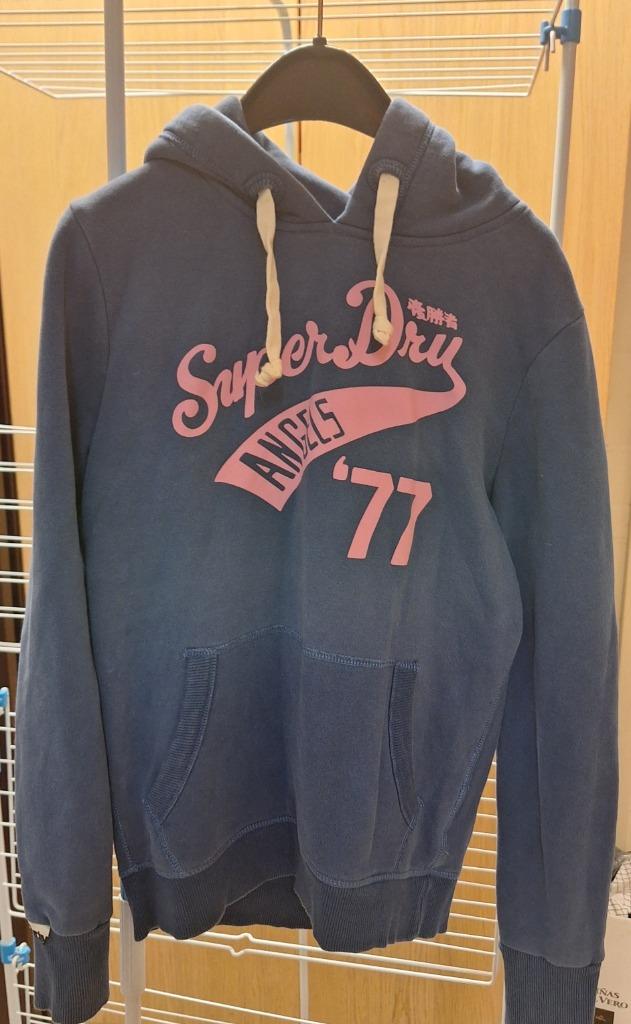 Sweat à capuche bleu pour femme de SuperDry, Taille 38/40 (M), Enlèvement ou Envoi, Superdry, Rose