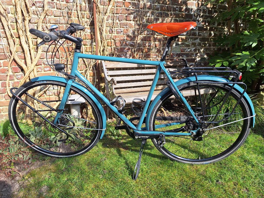 Vélo de voyage en acier, fait main, Noble Cycle, Ophalen