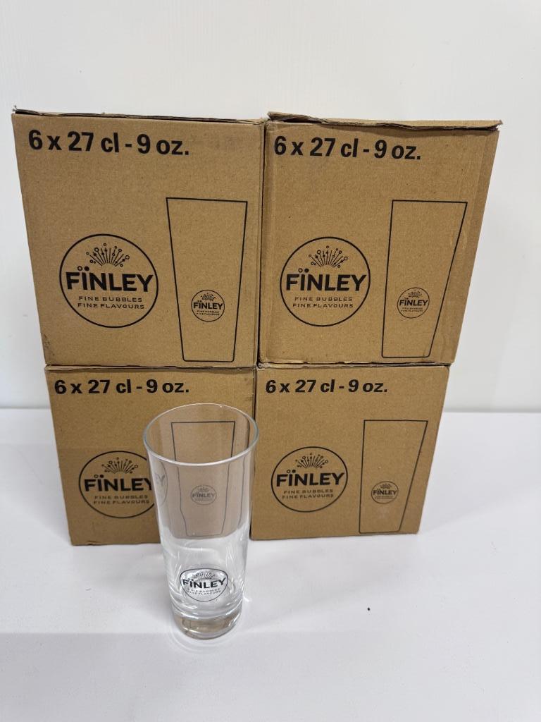 Finley glazen, Verzamelen, Ophalen, Nieuw, Frisdrankglas