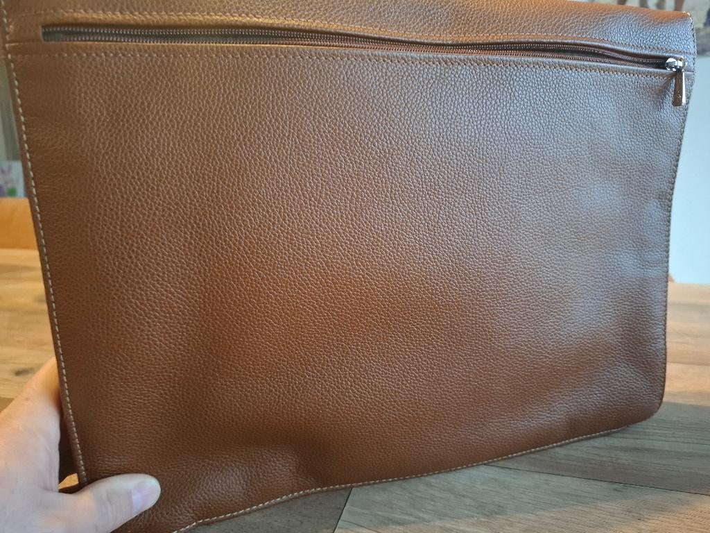 Aktetas Longchamp, Ophalen, Bruin, Aktetas of Boekentas, 40 tot 50 cm