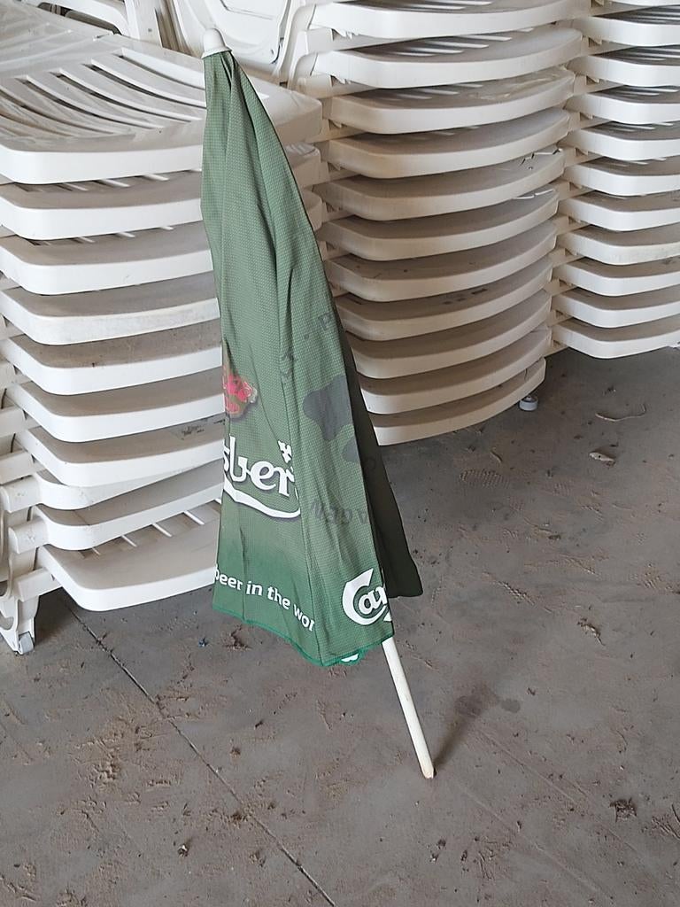 Parasols Carlsberg 100 tal stuks., Ophalen, Gebruikt