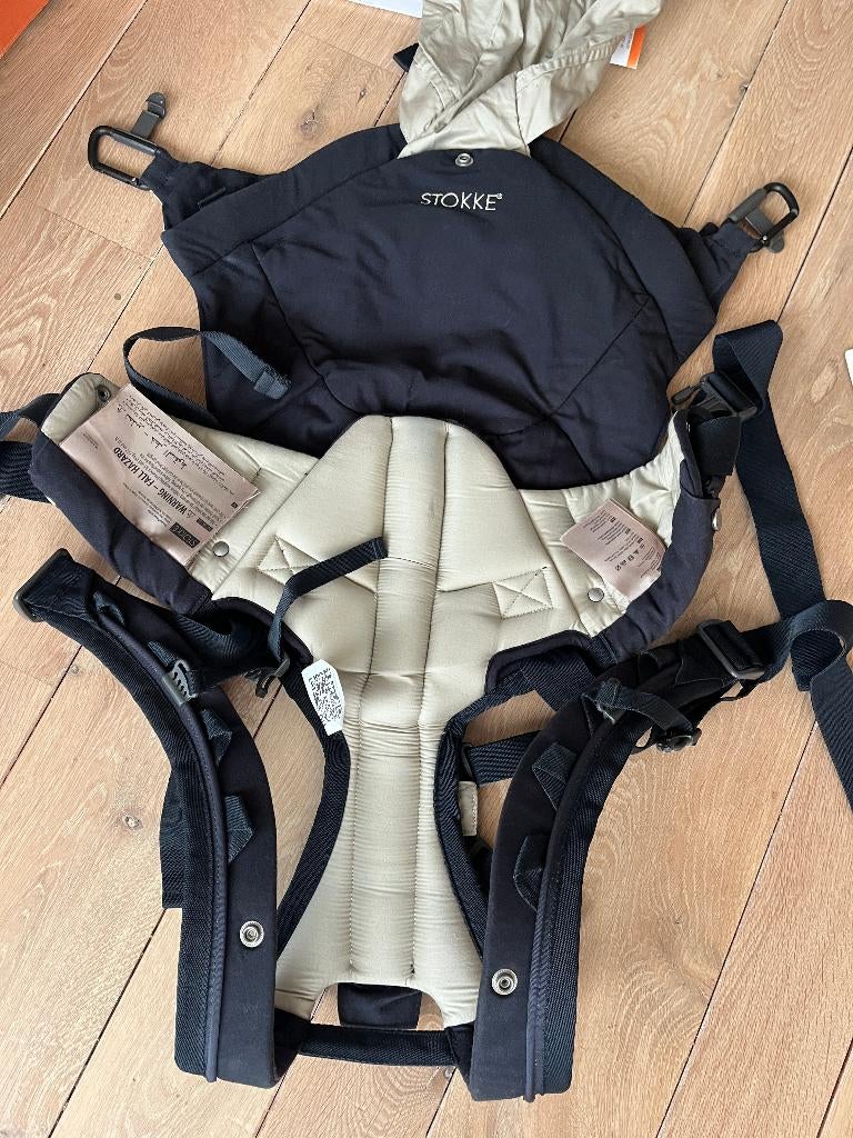 Stokke MyCarrier – 3-in-1 ergonomische babydrager, Kinderen en Baby's, Ophalen of Verzenden, Zo goed als nieuw, Buik, Harnas