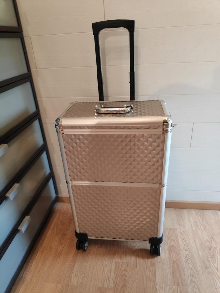 Kapperskoffer, Ophalen, Gebruikt, Overige materialen, Wieltjes