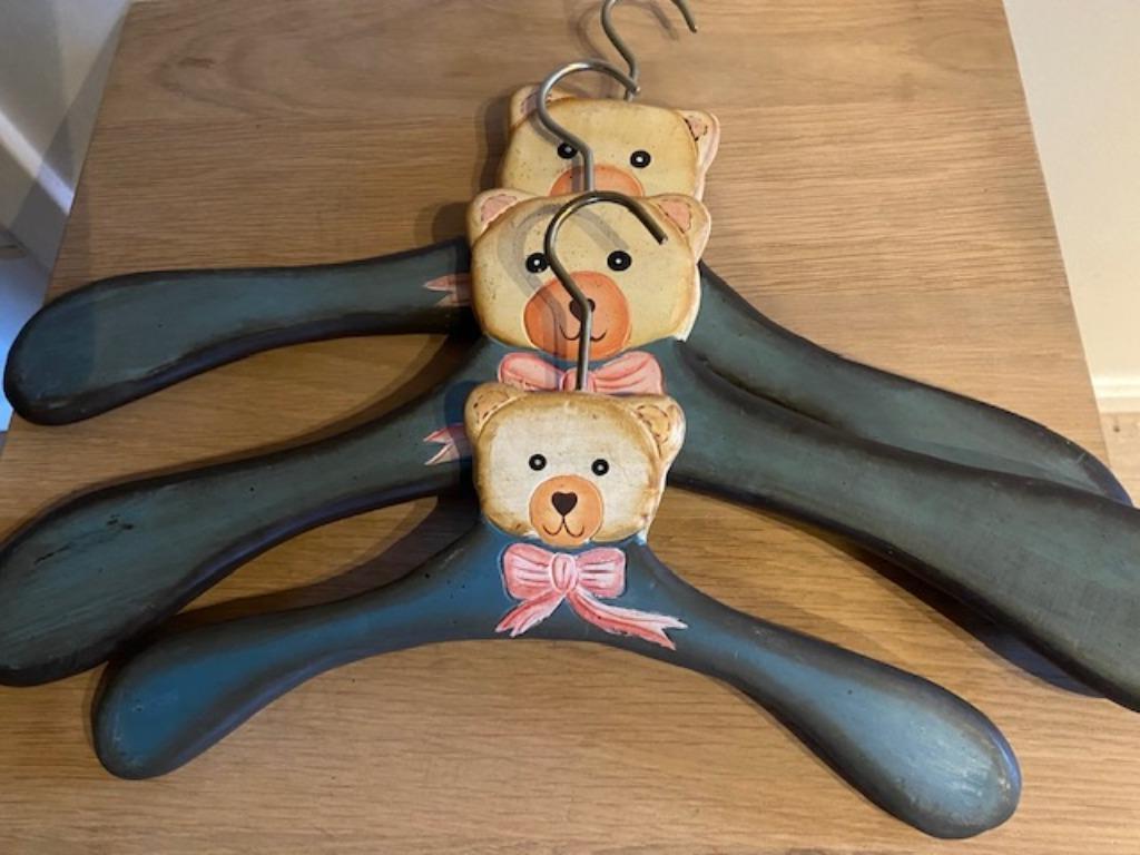 set van 3 kapstokken kinderen nieuw, Ophalen of Verzenden, Nieuw, Hout