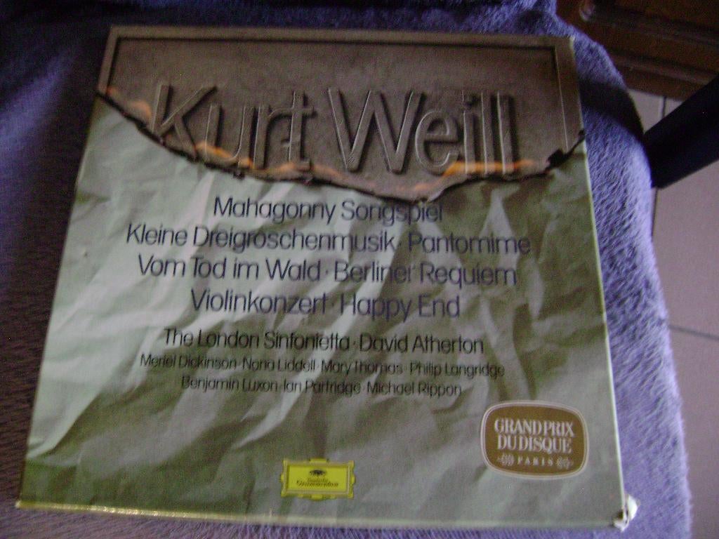 LP box Kurt Weill - Deutsche grammophon, Ophalen, Zo goed als nieuw, 12 inch