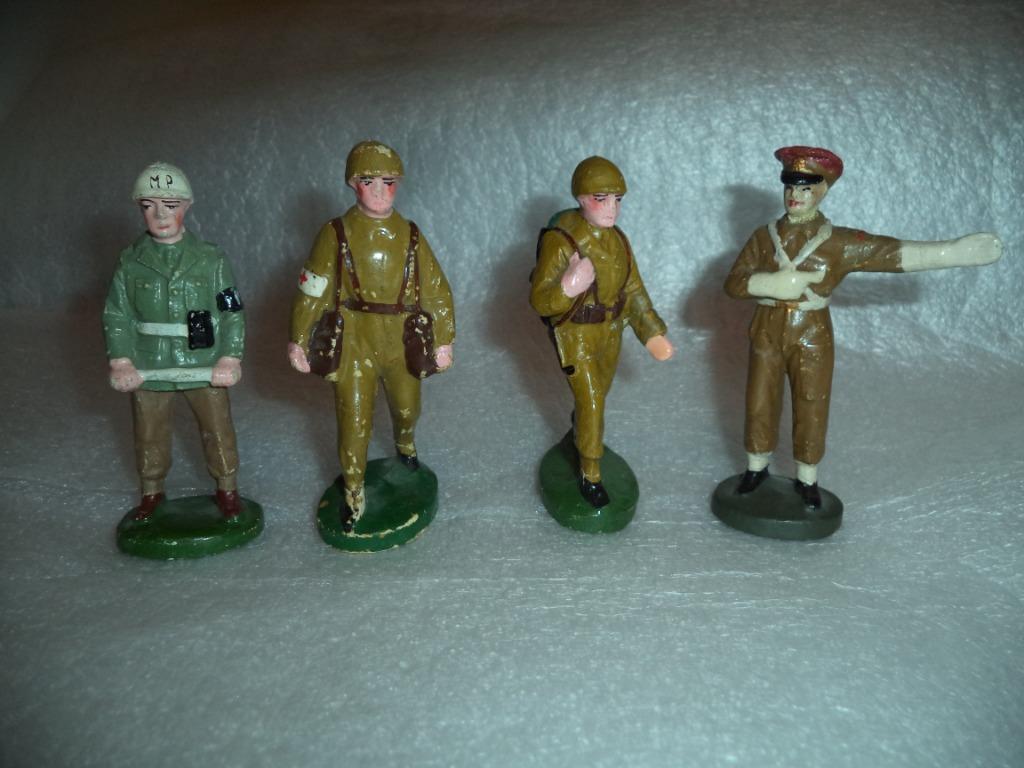 Nazaire Beeusaert lot 4 figurines MP..., Enlèvement ou Envoi
