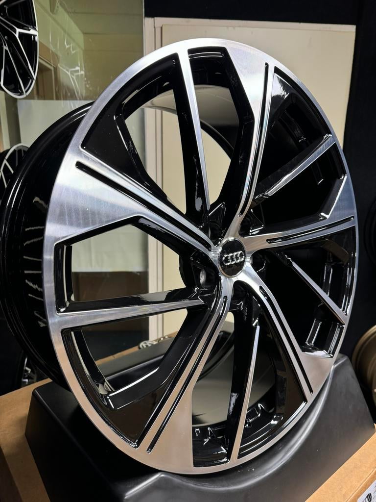 21 inch velgen voor Audi SQ5 look 5x112 A5 A6 A7 Q3 Q5 SLINE, Auto-onderdelen, Banden en Velgen, Velg(en), Nieuw, Personenwagen