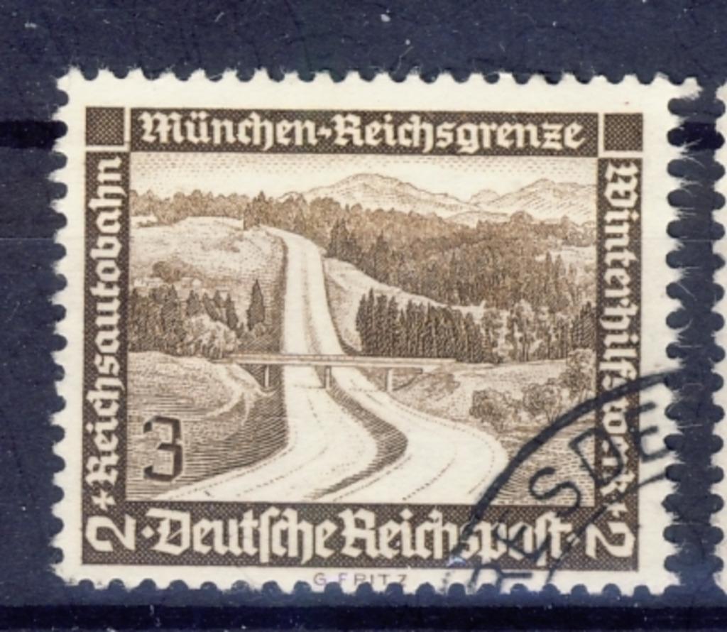 Deutsches Reich 1936 - nr 634, Verzenden, Duitse Keizerrijk, Gestempeld