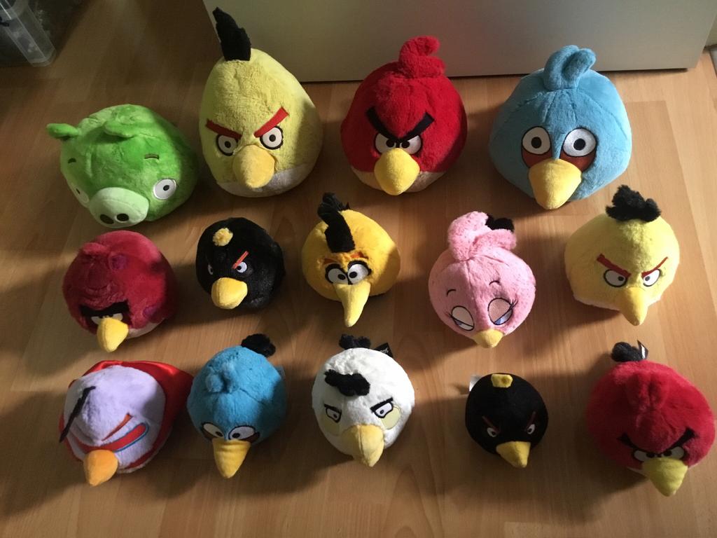Knuffels Angry Birds, Kinderen en Baby's, Speelgoed | Knuffels en Pluche, Ophalen of Verzenden, Zo goed als nieuw