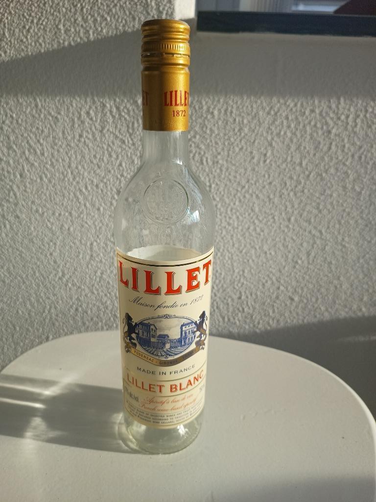 Lege Fles Lillet Blanc 0.750 L 17% vol., Verzenden, Zo goed als nieuw, Verpakking