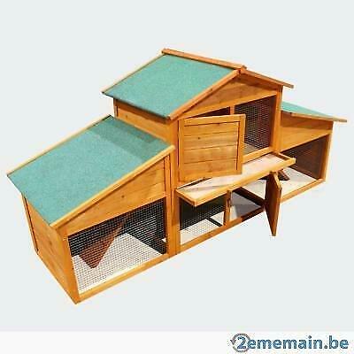 Poulailler abri poule clapier lapin caille coq NEUF, Animaux & Accessoires, Envoi, Neuf, Poulailler
