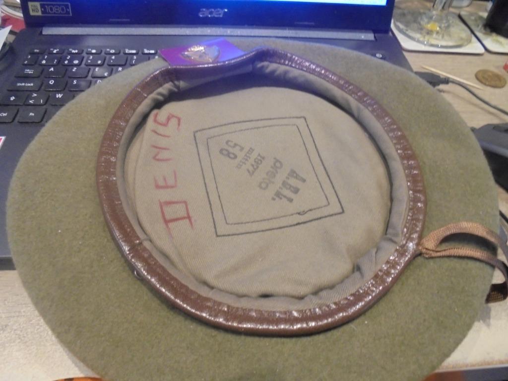 muts medische dienst, Enlèvement ou Envoi, Armée de terre, Casque ou Béret
