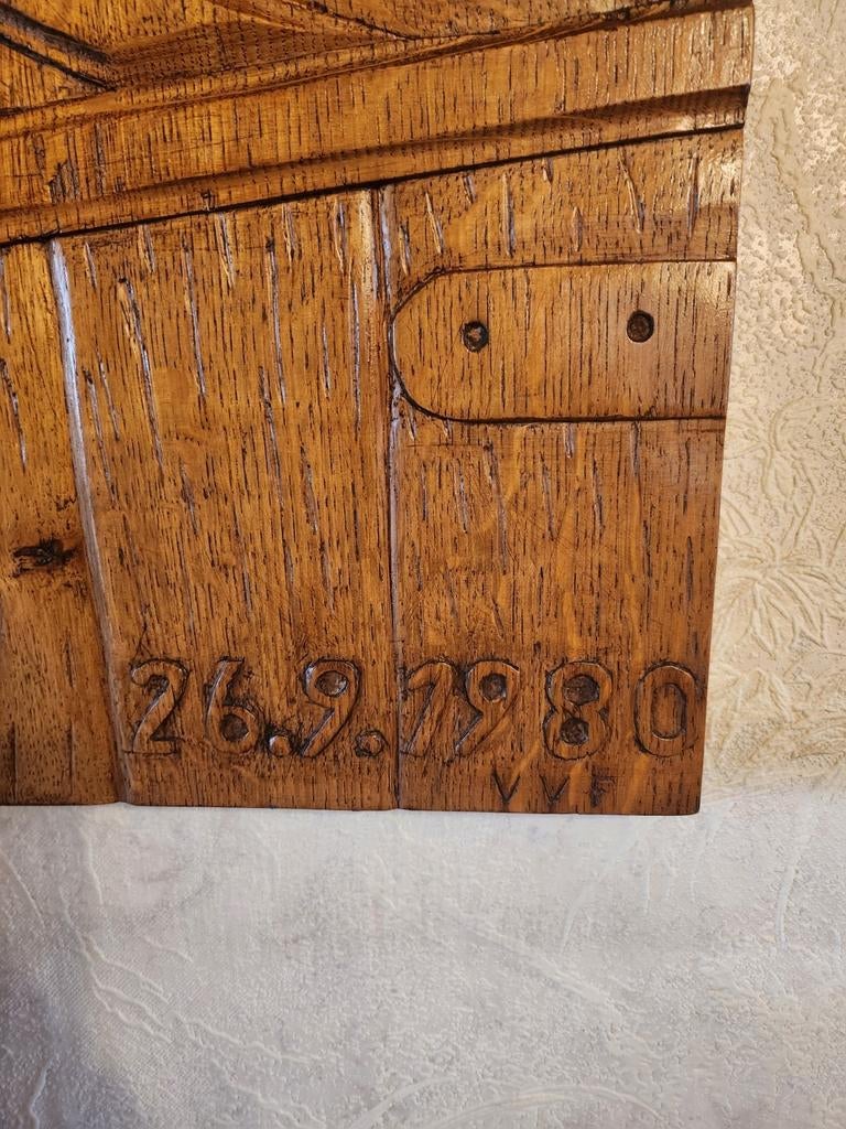 Zeer uniek houtscultuur van een paard., Ophalen