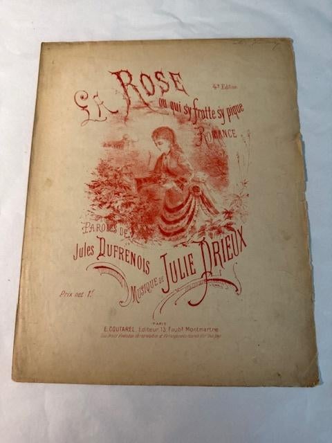 Prieux – La Rose ou Qui s’y frotte s’y pique, Zang, Gebruikt, Klassiek, Ophalen of Verzenden