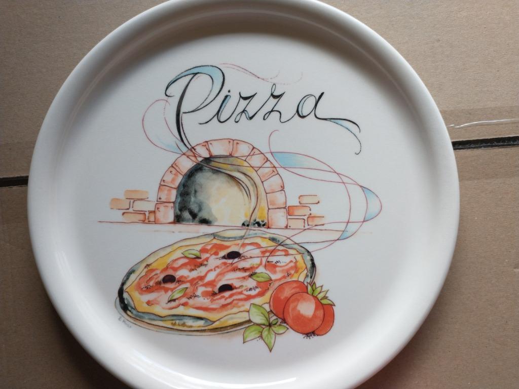 * Pizzabord, Keramiek, Nieuw, Ophalen of Verzenden, Bord(en)