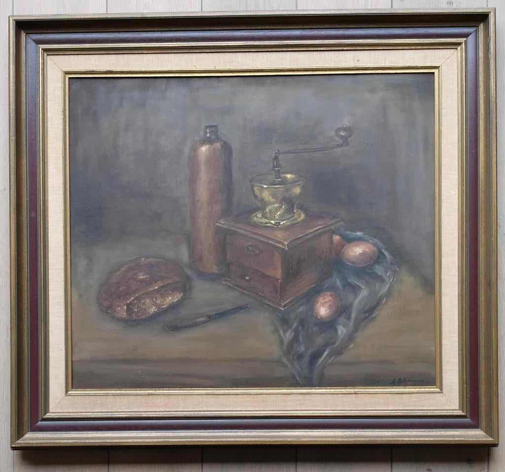 Peinture à l'huile Alfons Blomme, Antiquités & Art, Art | Peinture | Classique, Enlèvement