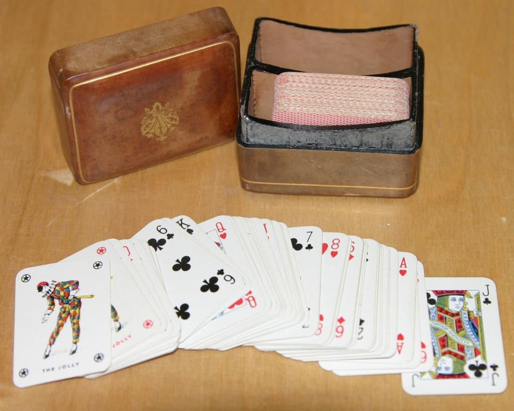 Coffret contenant deux mini-jeux de cartes, Enlèvement ou Envoi, Comme neuf, Carte(s) à jouer