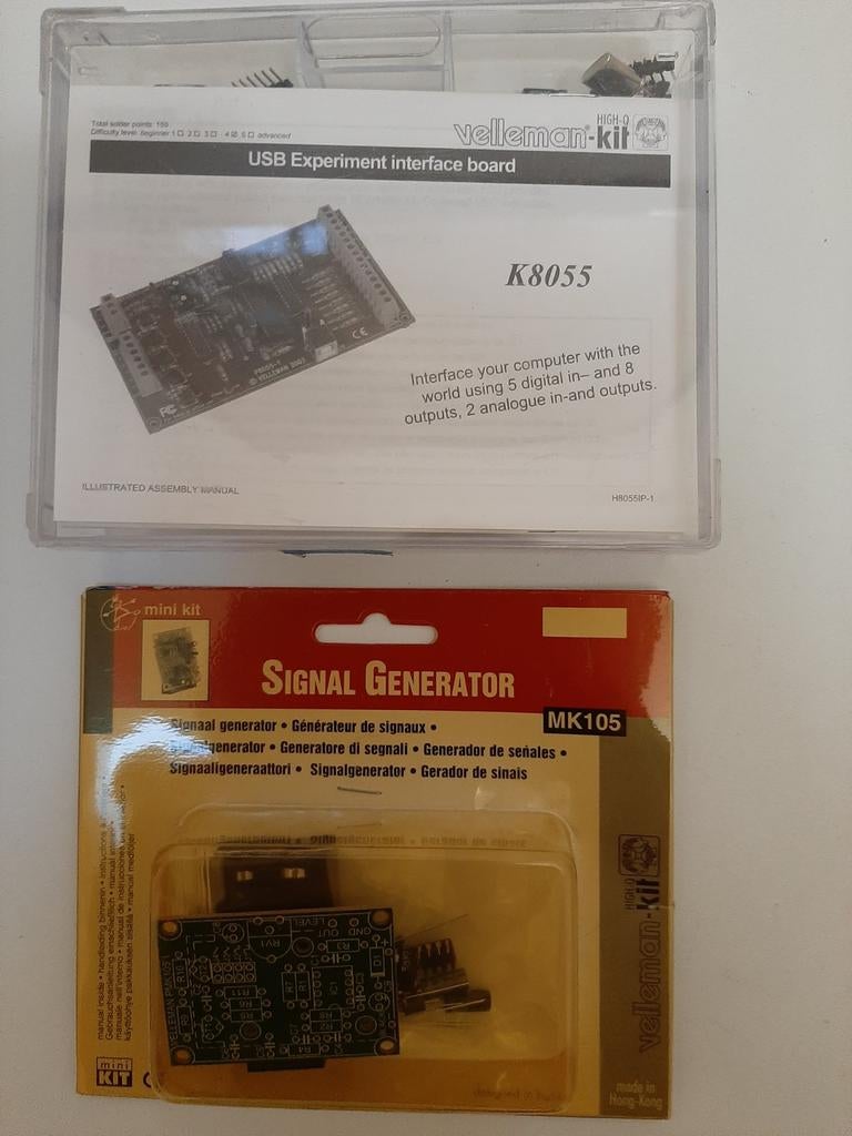 Kit: signal generateur 1Khz, Audio mic preamp 9v,, Ophalen of Verzenden