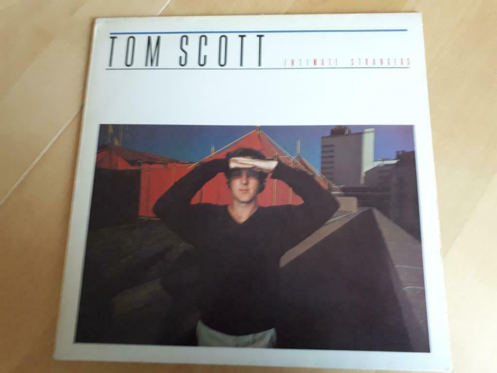 Tom Scott LP (1978)  Intimate Strangers (fusion)  CBS  83309, Cd's en Dvd's, Vinyl | Jazz en Blues, Jazz, Ophalen of Verzenden