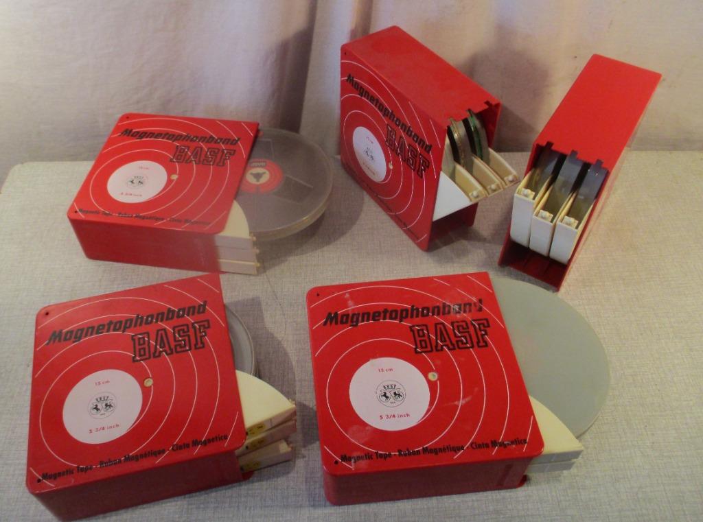 15 cassettes pour magnétophone - 15 cm, Enlèvement ou Envoi, Pièce, Avec bandes