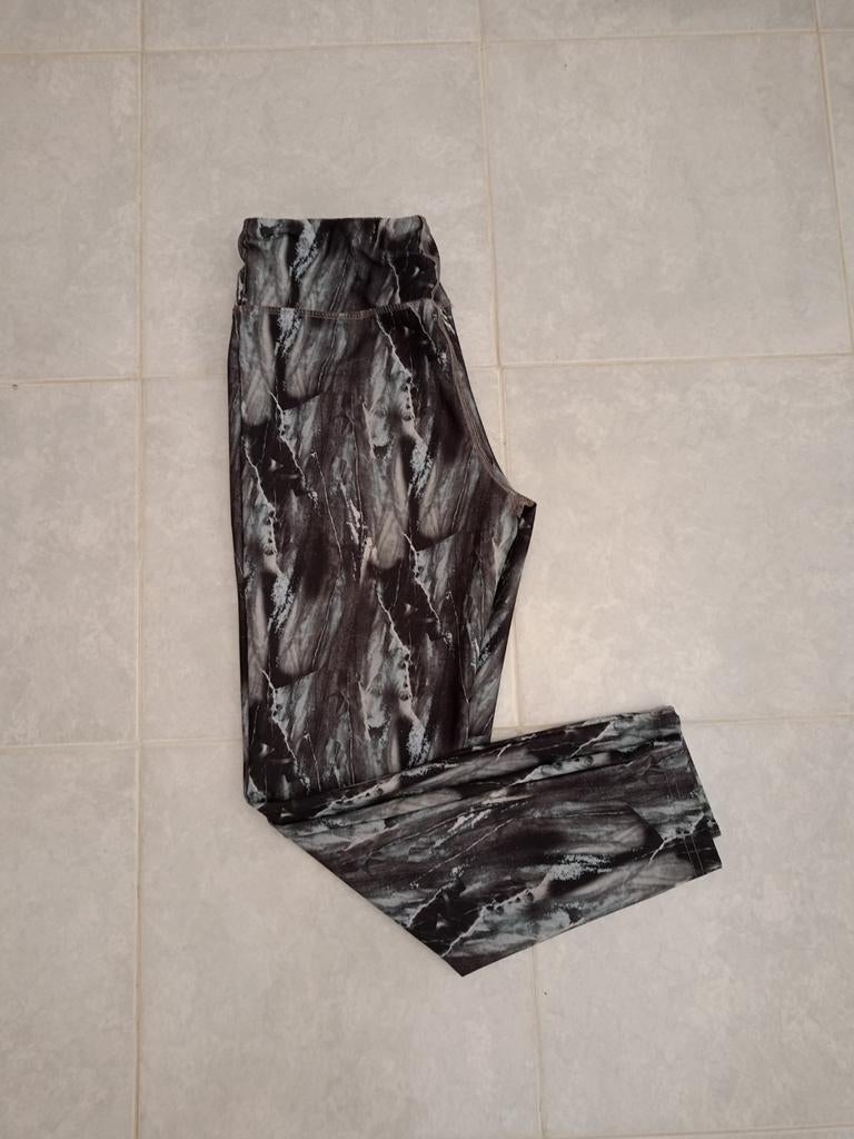 Legging 7/8, Gris, Taille 36 (S), Active Touch, Envoi