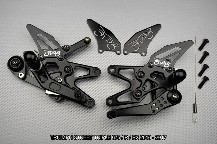 Commandes Reculées TRIUMPH STREET TRIPLE 675 R RX 2013 2017, Enlèvement ou Envoi, Neuf