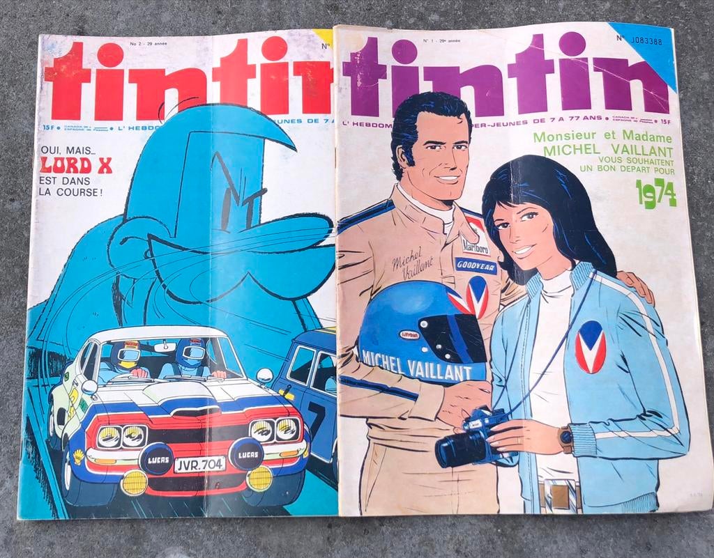 Journal de Tintin de 1967 à 1975 (468 magazines), Série complète ou Série, Enlèvement, Comme neuf