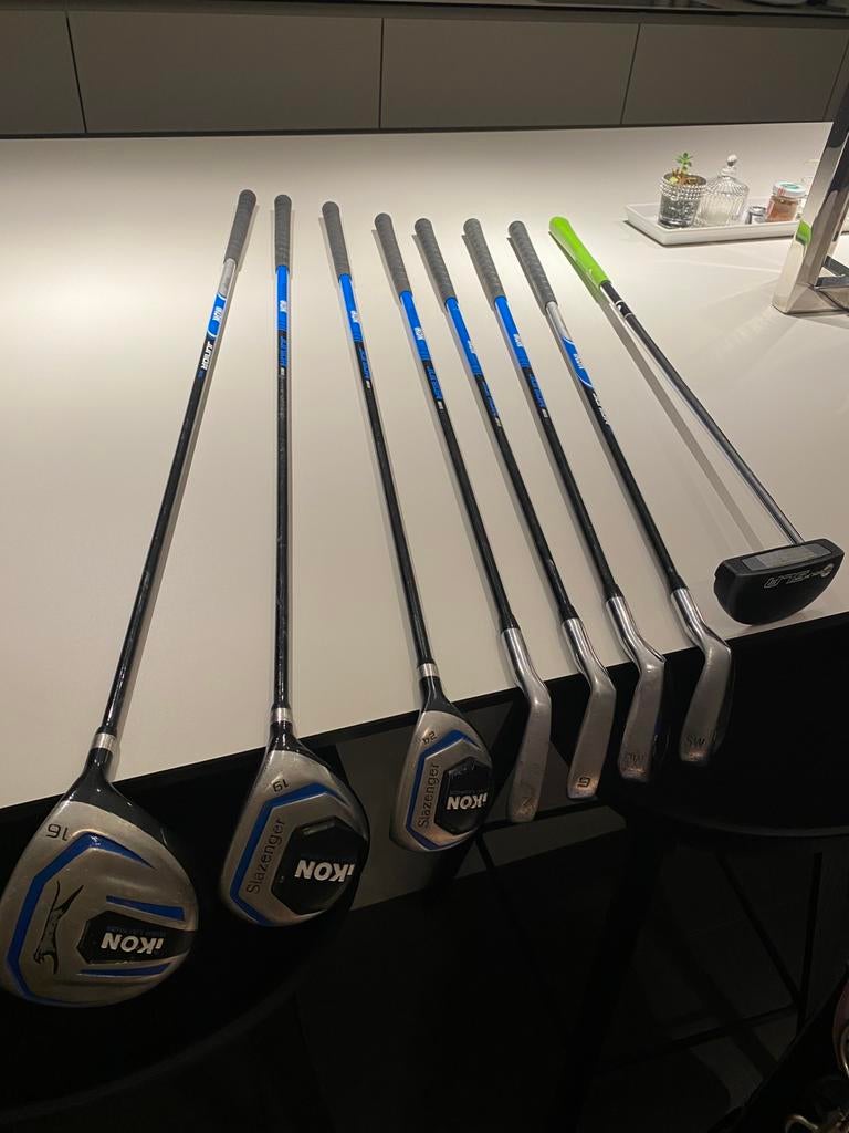 Junior golfset 9-11 jaar incl. Tas, Sport en Fitness, Ophalen of Verzenden, Zo goed als nieuw, Tas