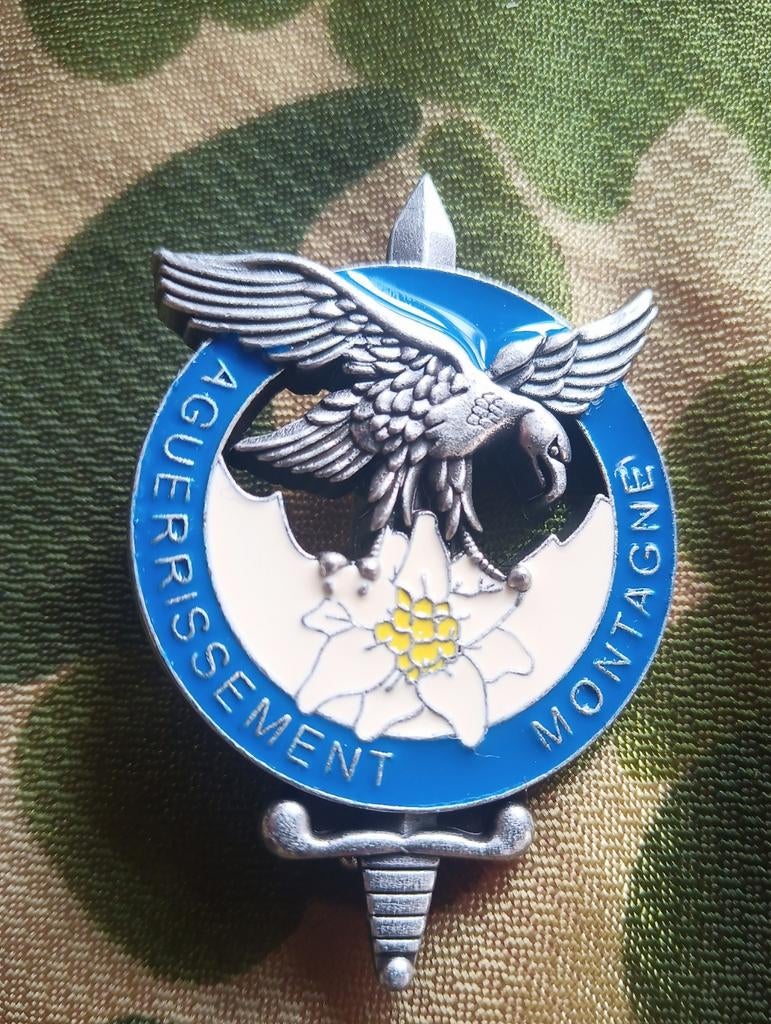 Groupement d'Aguerrissement Montagne lire annonce, Enlèvement ou Envoi, Armée de terre, Emblème ou Badge