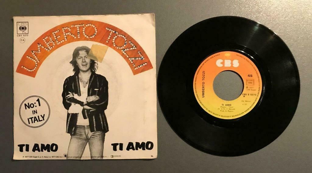 Vinyle de Umberto Tozzi, Ophalen of Verzenden, Gebruikt, Overige genres, Single