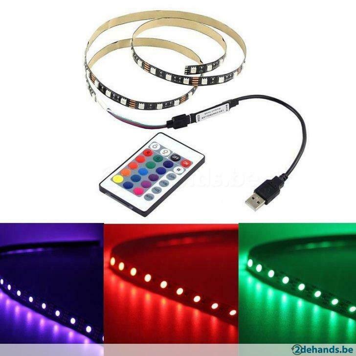 Ruban LED RGB de 1 m avec USB téléviseurs, etc.,!, Neuf