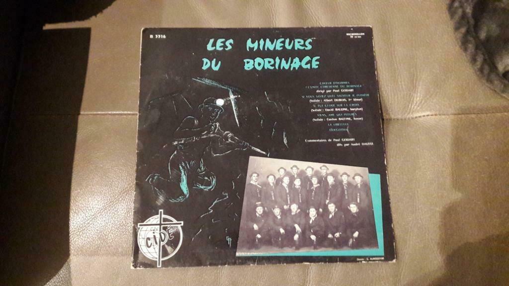 33 T Les mineurs du Borinage Centrale Int. du disque Evang., CD & DVD, Vinyles | Autres Vinyles, Enlèvement ou Envoi, Autres formats