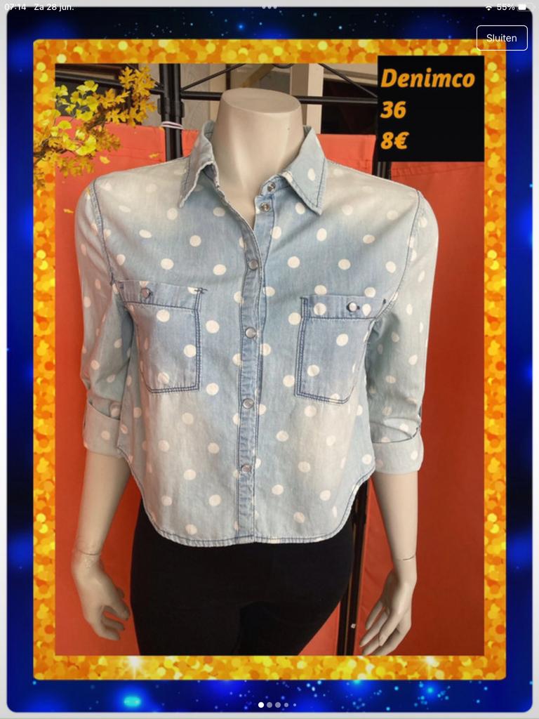 Blouse crop top dames 36.  Primark, Kleding | Dames, Ophalen of Verzenden, Zo goed als nieuw, Maat 36 (S), Primark