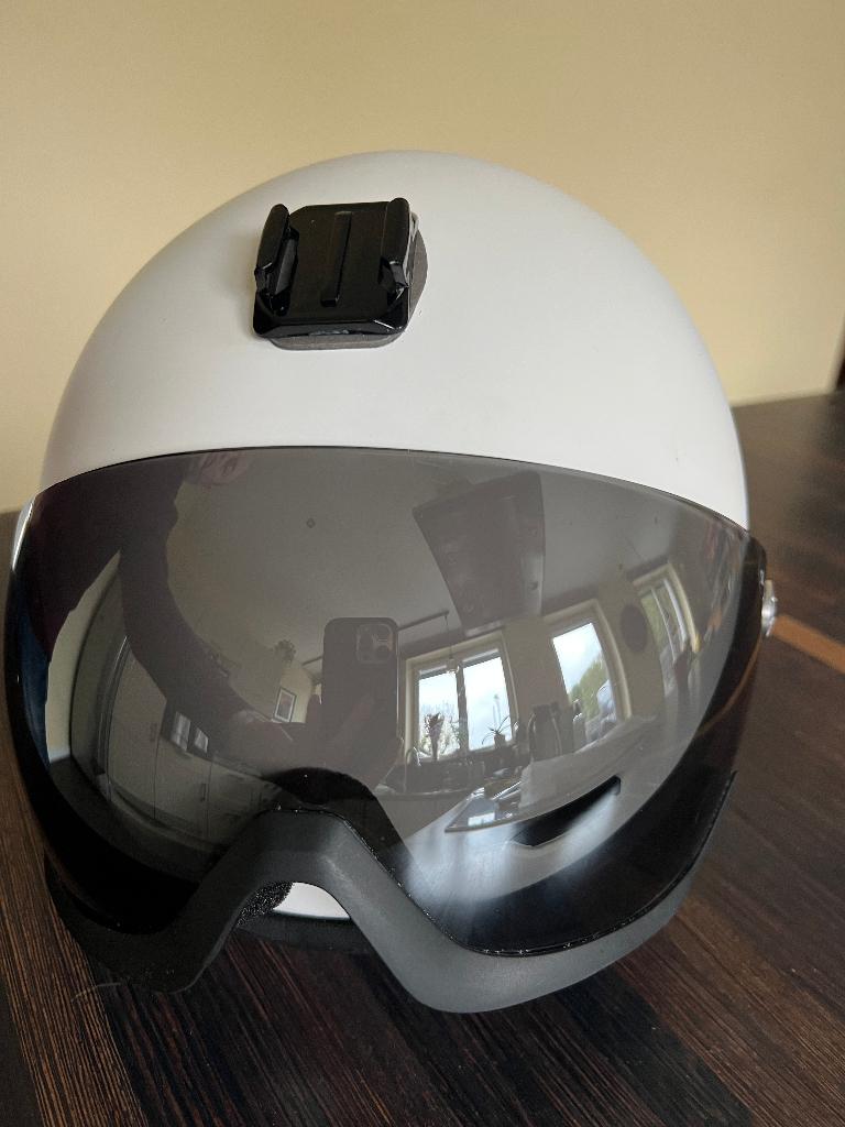 casque de ski avec visière, Autres marques, Enlèvement, Utilisé, Ski