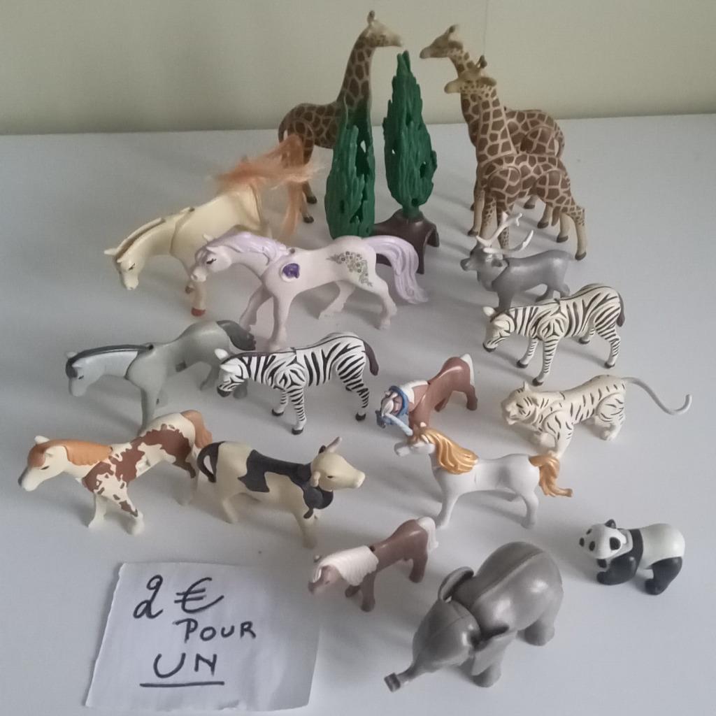 ANIMAUX PLAYMOBIL, Enlèvement ou Envoi, Utilisé, Playmobil en vrac