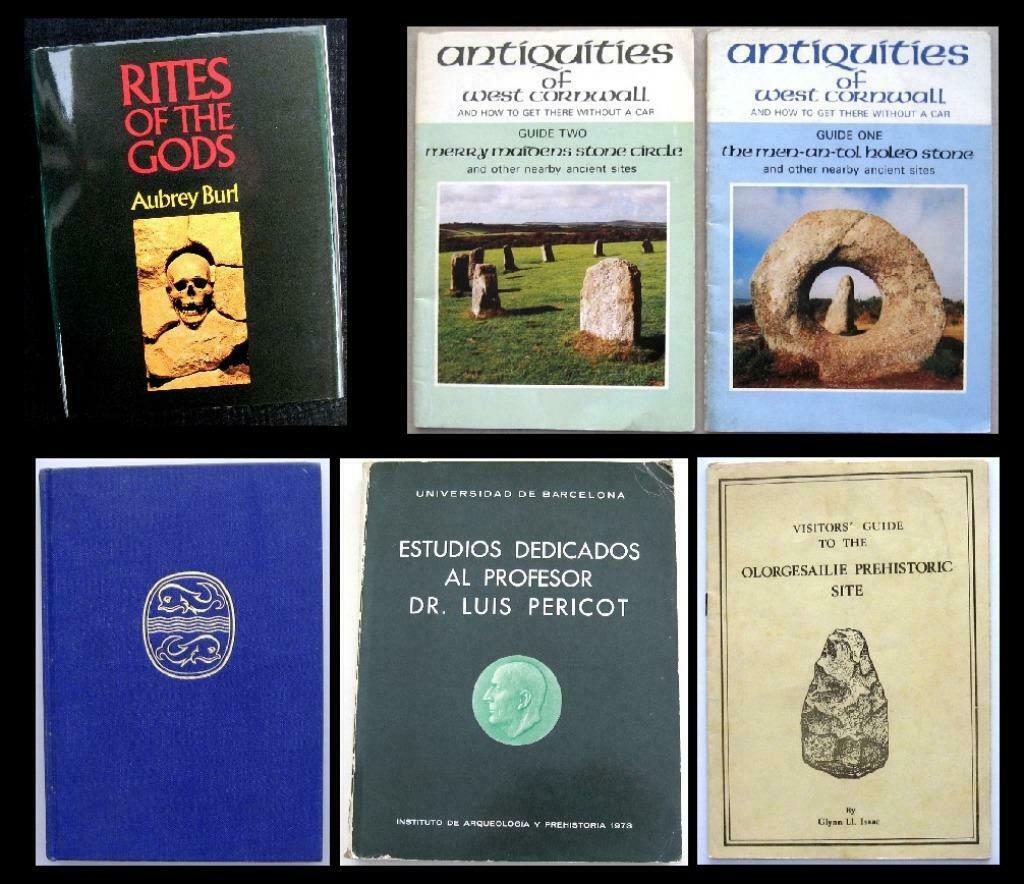 [Prehistorie] 6 boeken oa Rites of the Gods & Olorgesailie, Enlèvement ou Envoi, Utilisé