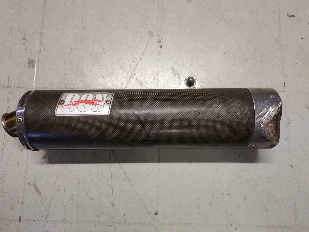 carbon uitlaat demper kawasaki zx6r model '98-'02, Ophalen of Verzenden, Gebruikt