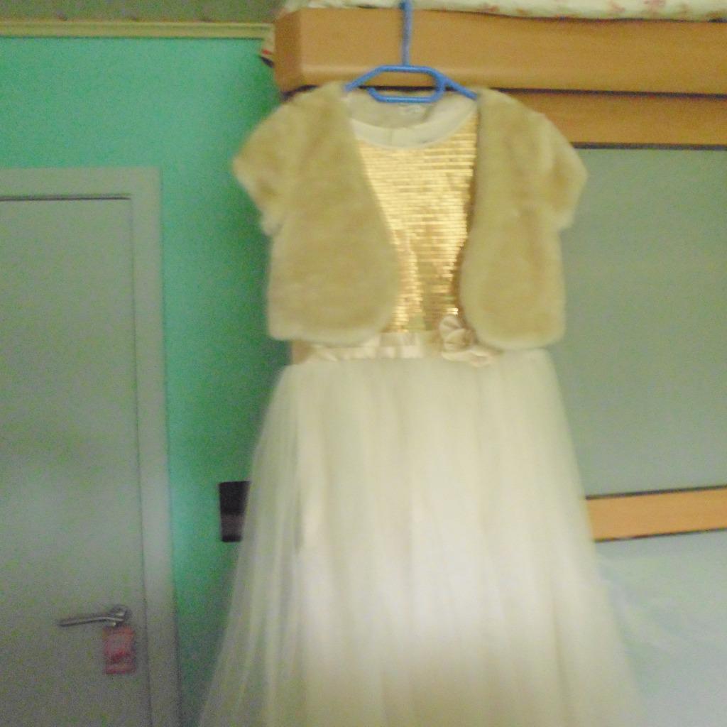 mooie meisjes feestjurk m158 nieuwstaat, Kinderen en Baby's, Ophalen of Verzenden, Zo goed als nieuw, Meisje, Setje