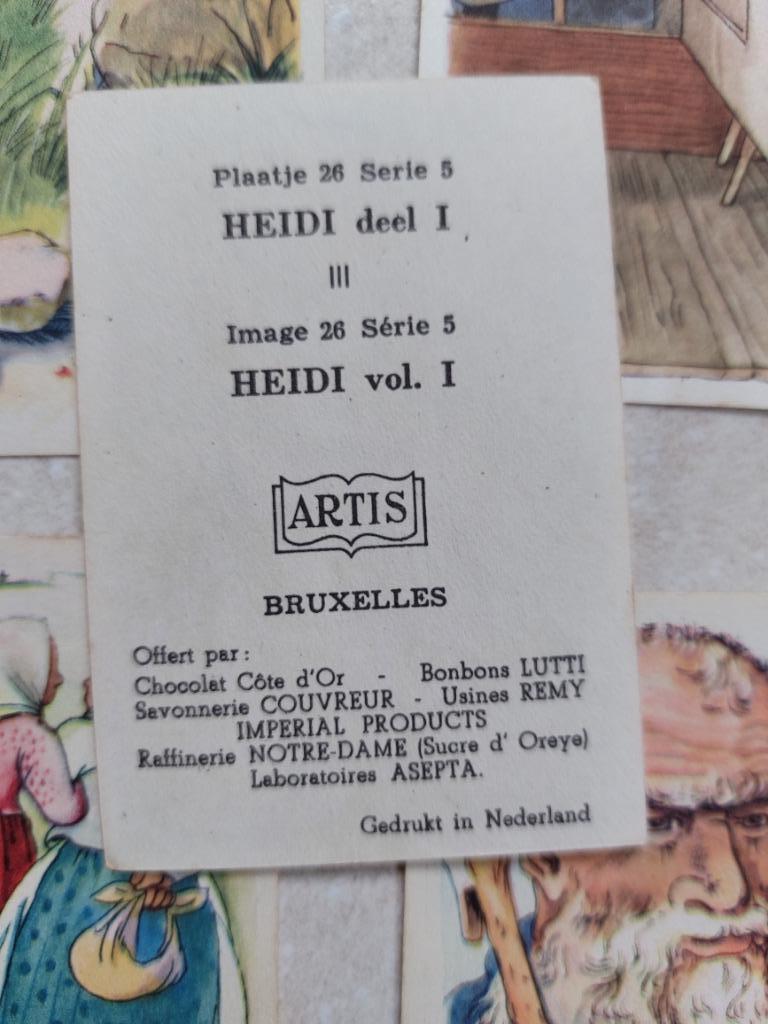 oude prentjes Artis (Heidi -Deel I - Serie 5), Verzamelen, Verzenden