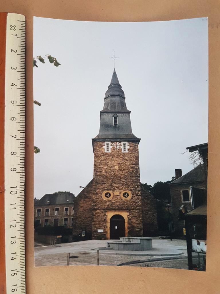 Photo : Église d'Alle-Sur-Semois, Saint-Maur, Collections, Photos & Gravures, Comme neuf, Photo, Bâtiment, 1980 à nos jours, Enlèvement ou Envoi