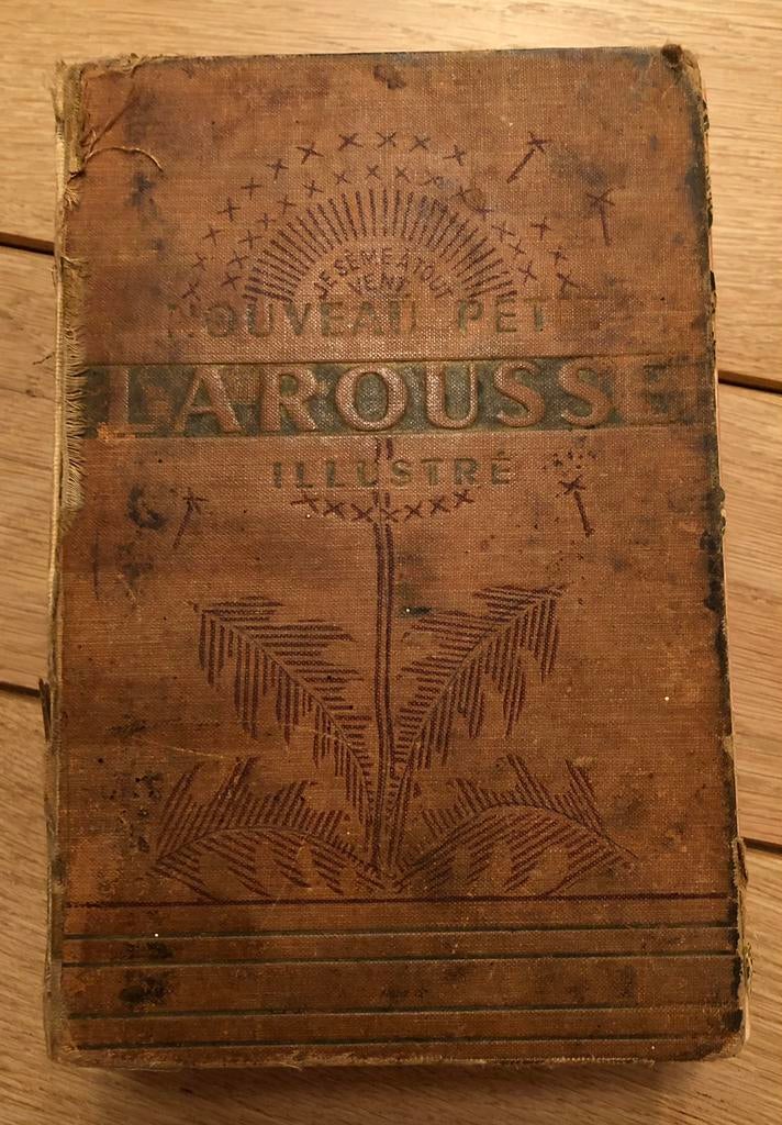 Dictionnaire Larousse illustré 1939 -, Enlèvement ou Envoi, Larousse