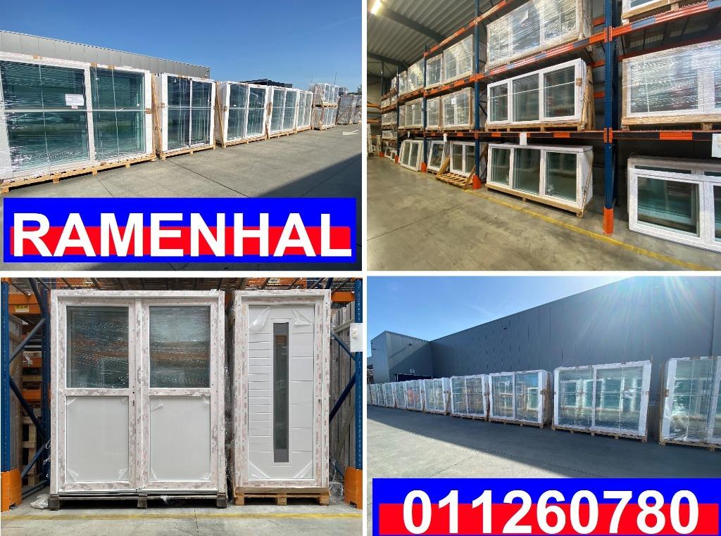5000M² Ramenplezier Nieuw Ramenhal Heusden-Zolder, Kunststof, Nieuw, Ophalen of Verzenden, Inclusief glas