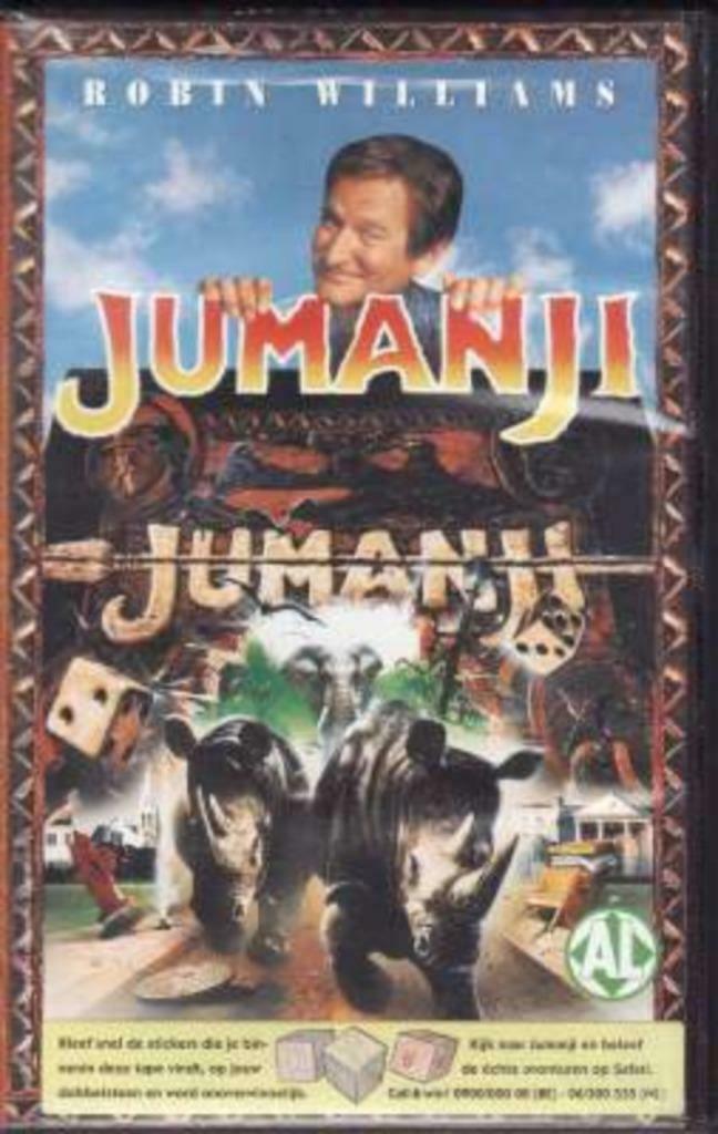 VHS - JUMANJI, Alle leeftijden, Ophalen of Verzenden, Actie en Avontuur