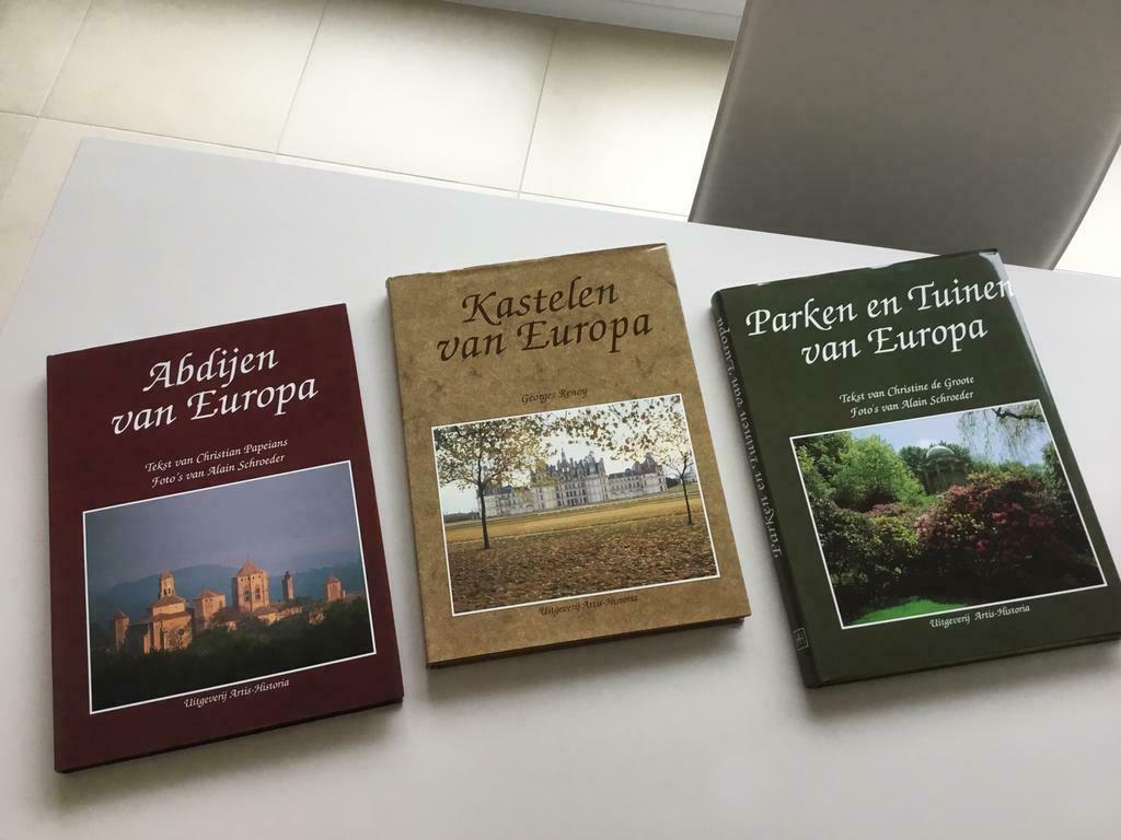 Lot nieuwe boeken tuin park kastelen, Tuin en Terras, Overige Tuin en Terras, Ophalen
