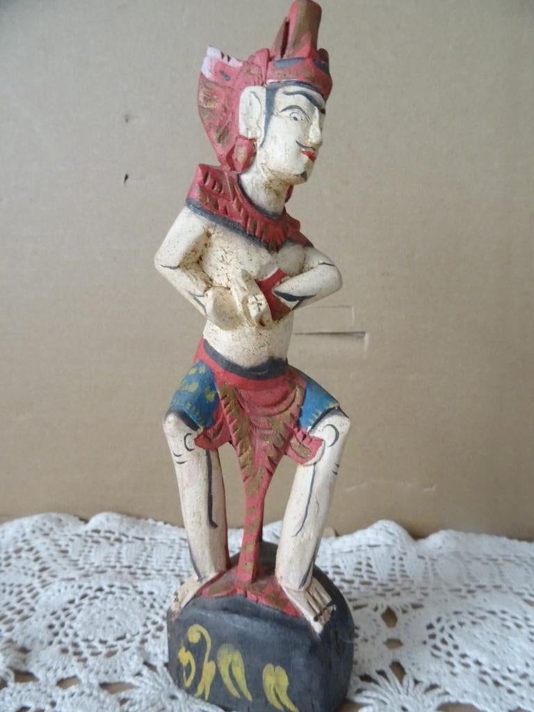 Indonesisch houten beeld houten beeldje Indonesië 21cm Bali?, Ophalen of Verzenden