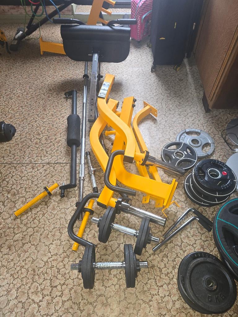 Krachtstation powertec als nieuw met  accessoires !, Sport en Fitness, Ophalen, Zo goed als nieuw, Benen, Krachtstation