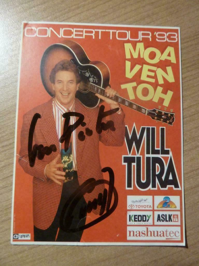 Will Tura a signé, Enlèvement ou Envoi, Comme neuf, Cartes en vrac