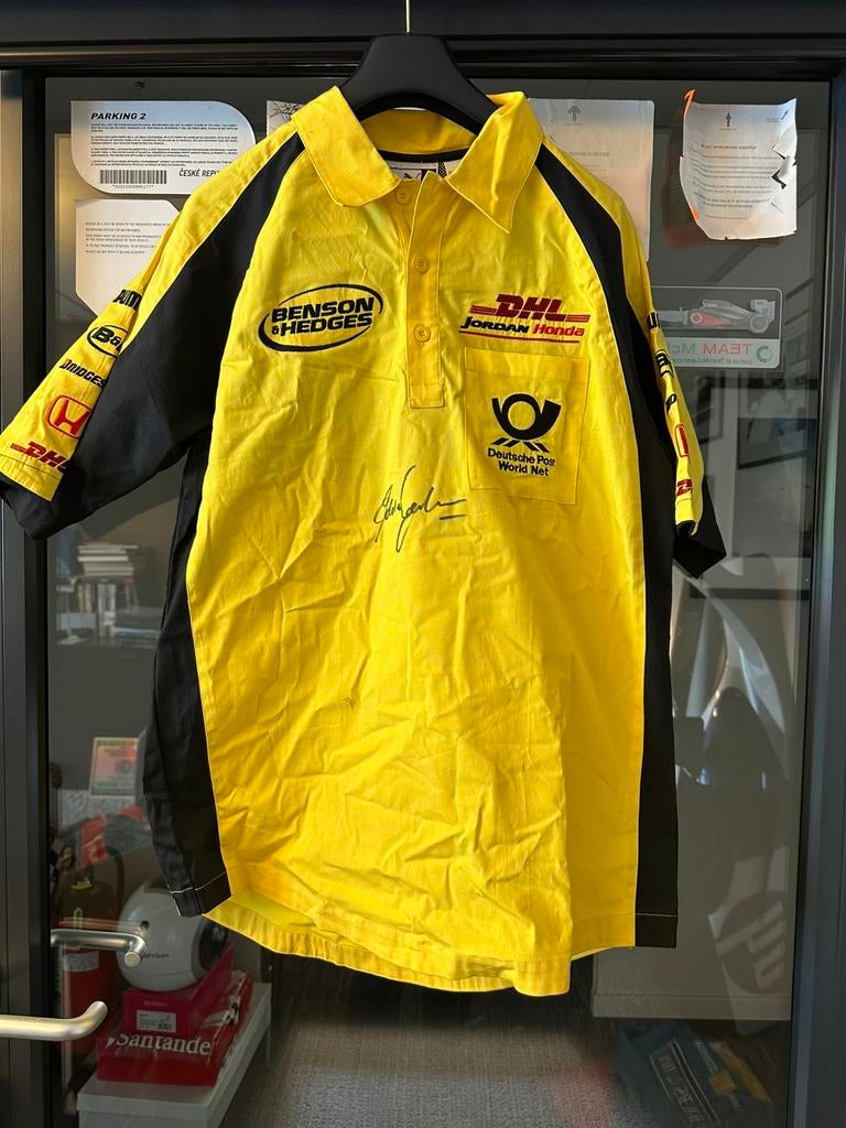 Polo officiel Jordan Honda – signé par Eddie Jordan, Enlèvement ou Envoi, Comme neuf