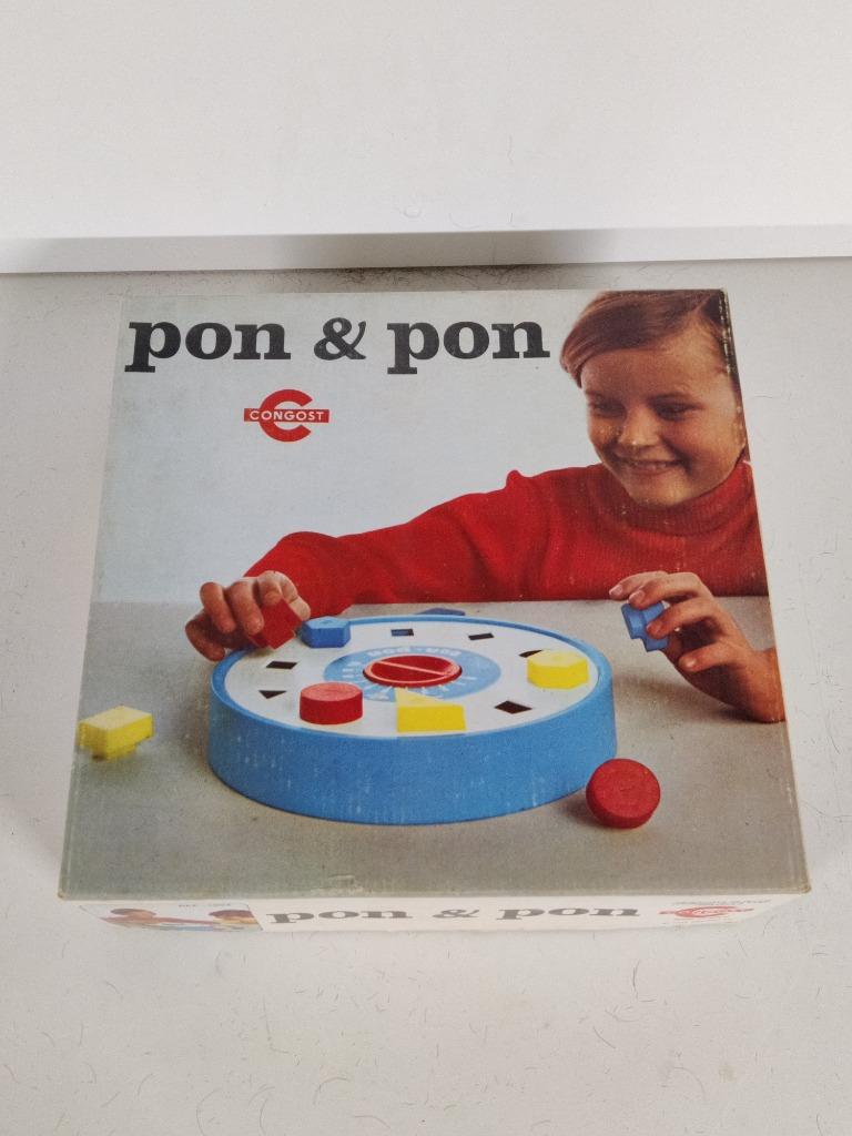 Vintage bordspel Pon & Pon - Congost, Ophalen of Verzenden, Gebruikt
