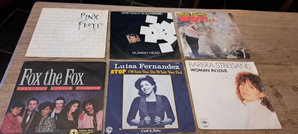 Lot de 6 vinyles 45 tours : "Chansons Anglaises", Enlèvement ou Envoi